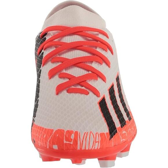 NWT adidas Unisex Speedportal Messi.3 Firm Ground Soccer,White/Black/Red-13 Men - Picture 6 of 7